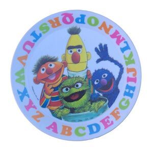 Vintage 1977 Sesame Street Plate